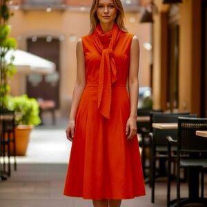 Summery fit and flair dress